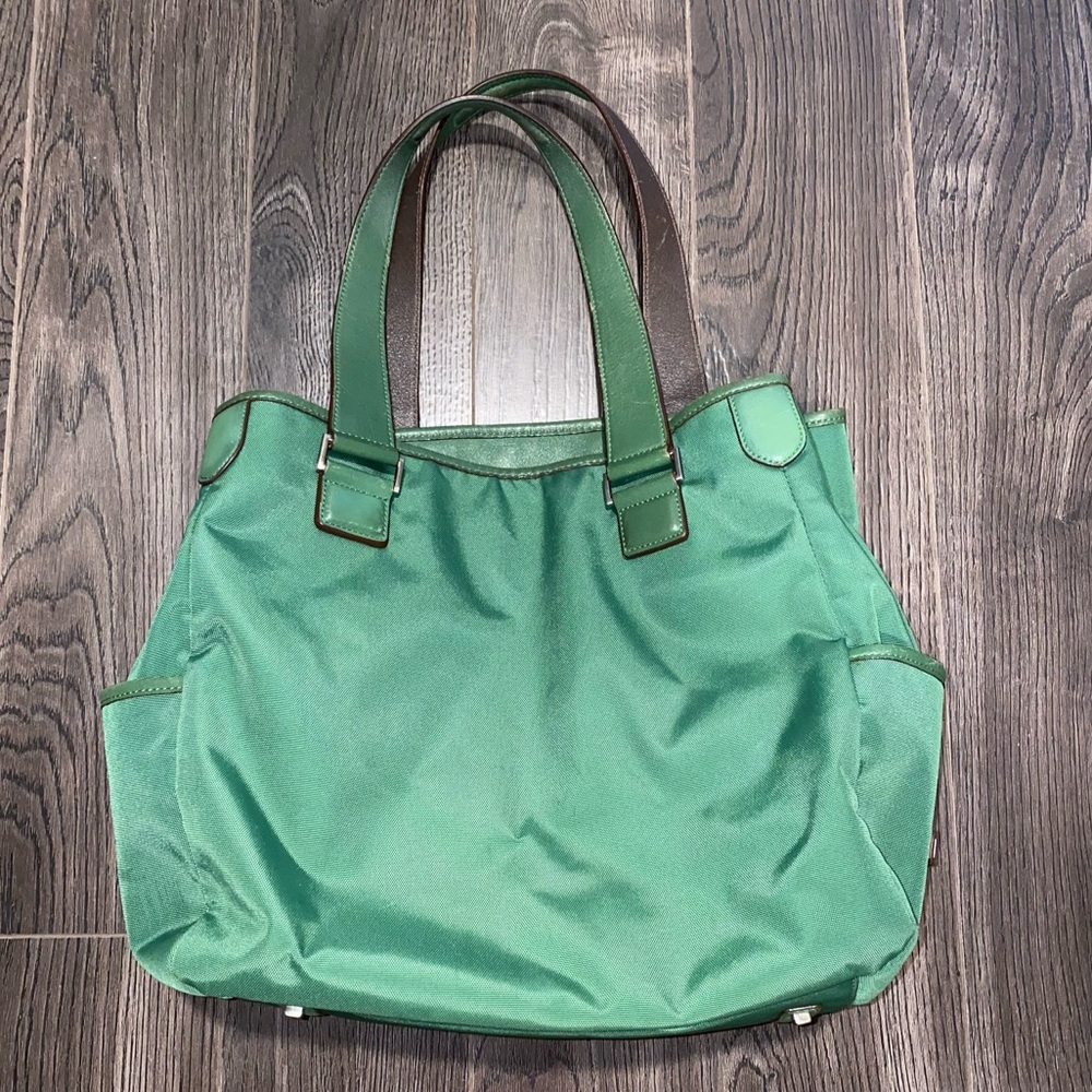 Tumi Green Shoulder Bag